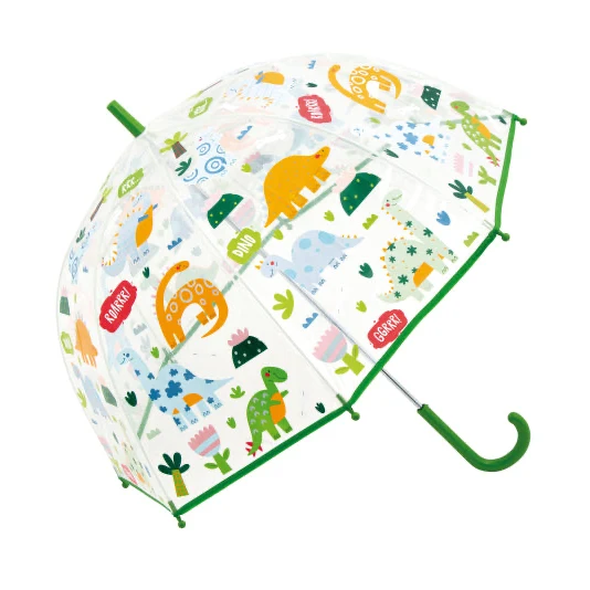 Grand Parapluie Cloche Transparent et Magique - Dinos - Little L