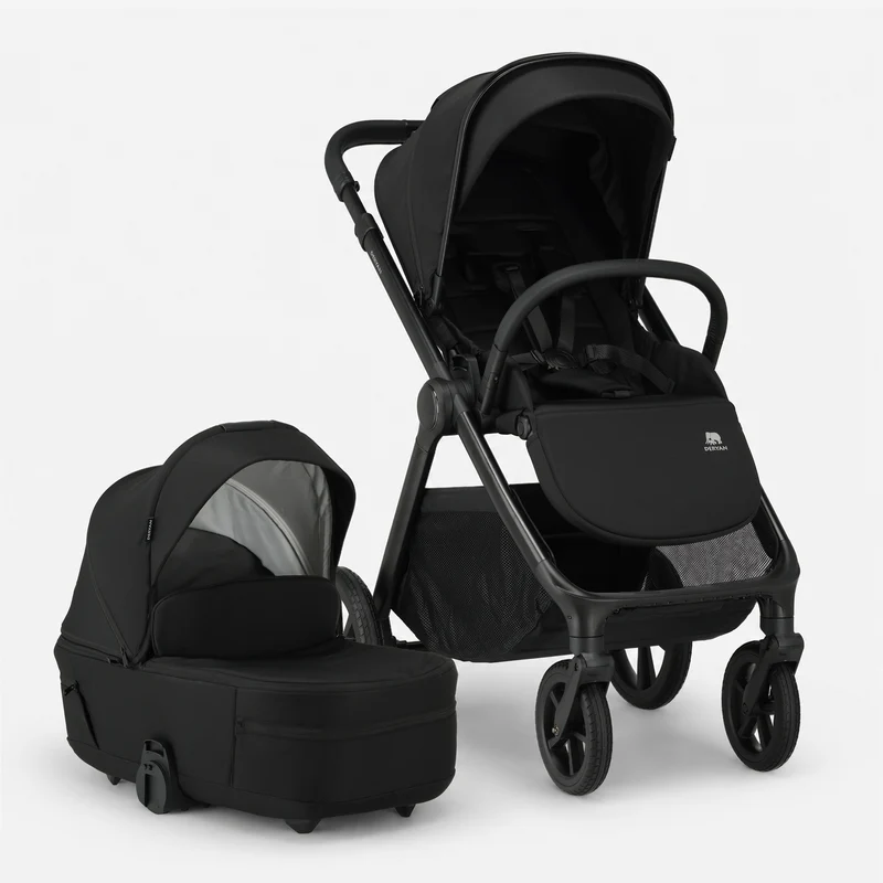 Otis 2-in-1 Kinderwagen Zwart