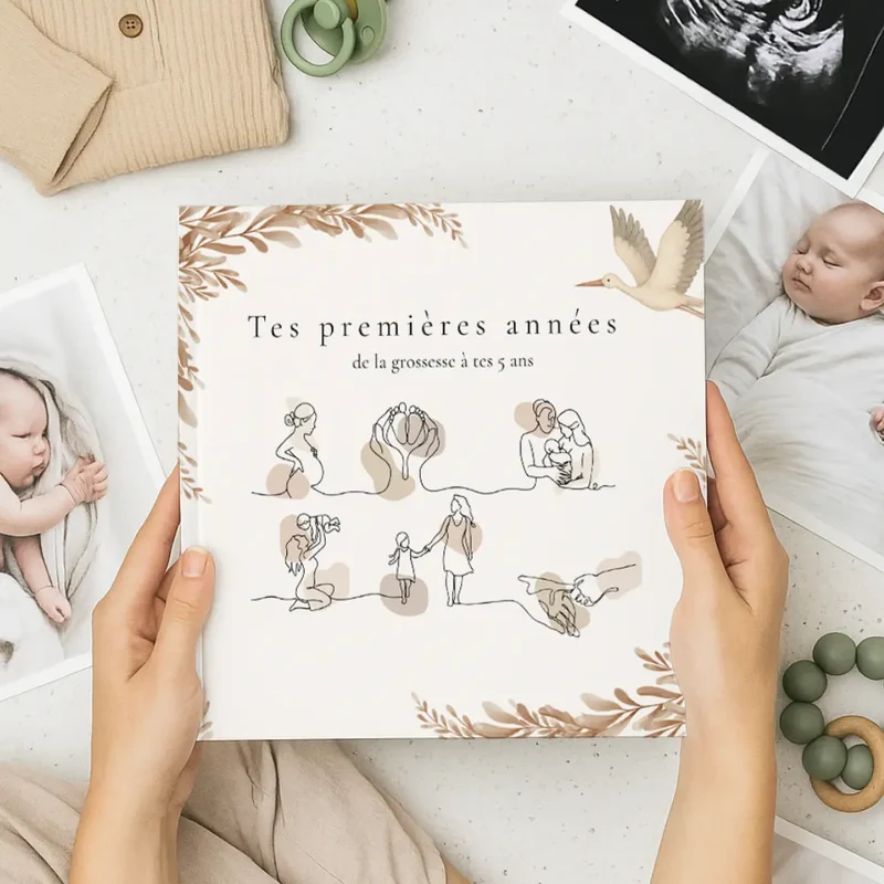 Livre de naissance - De la grossesse à tes 5 ans