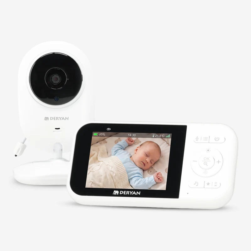 Babyphone de luxe avec caméra - Baby Monitor - Vision nocturne - Babyphone