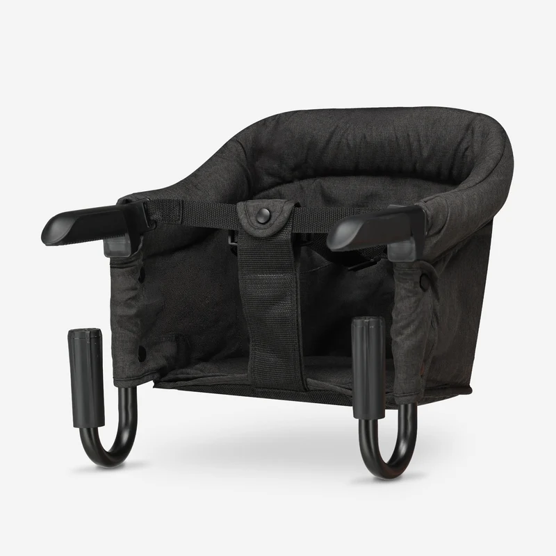 Chaise haute suspendue pliable - Chaise de table - Gris foncé