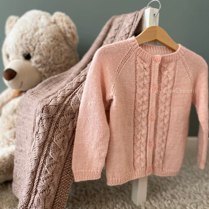 Duo Patrons couverture & gilet Juliette